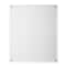 Cool Modern Frames Clear Acrylic Float Frame with Silver Hardware